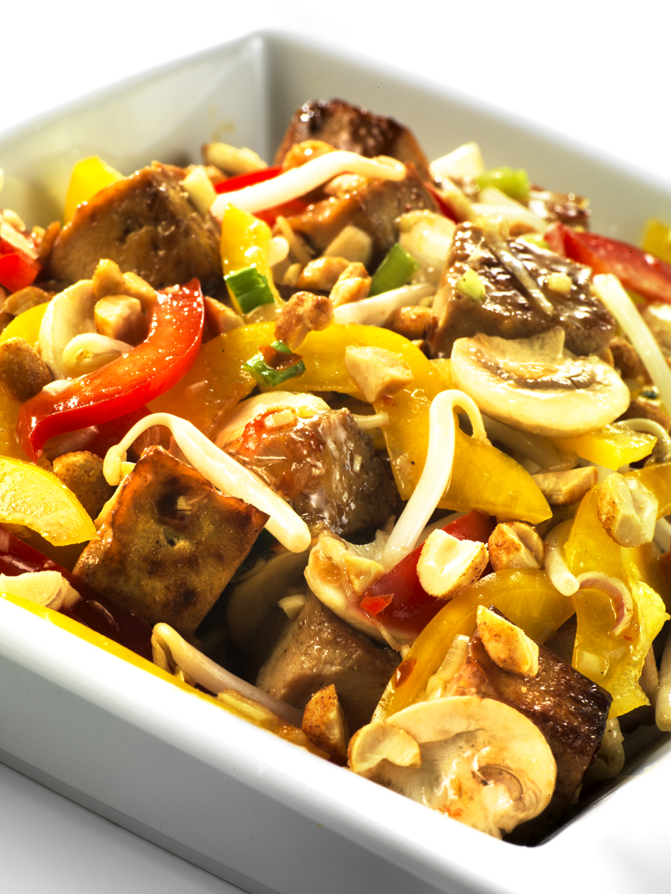 Irish Heart Crunchy Thai Tofu Salad - Irish Heart
