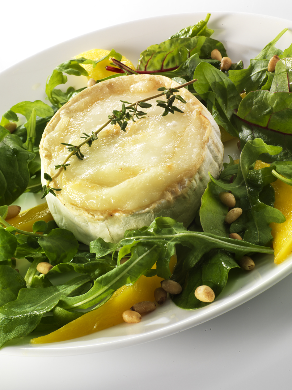 Irish Heart Warm Goat's Cheese and Mango Salad Irish Heart