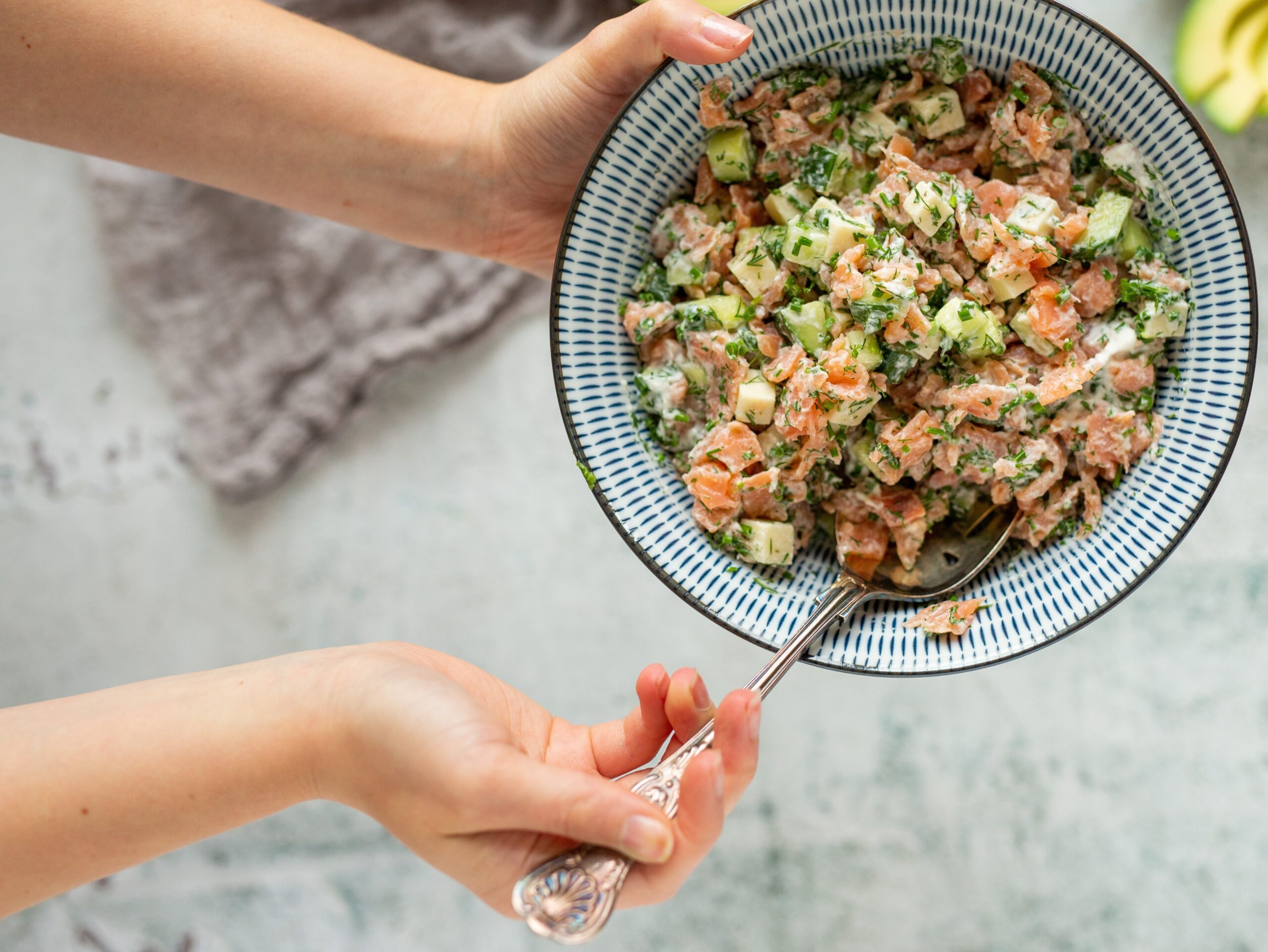 Irish Heart Fresh and Smoked Salmon Tartare with Horse Radish - Irish Heart