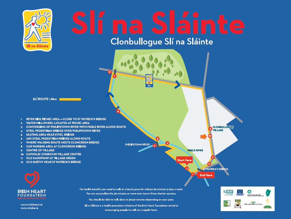 Sli na Slainte - map