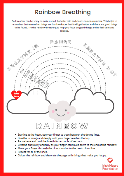 Irish Heart Rainbow Breathing Irish Heart
