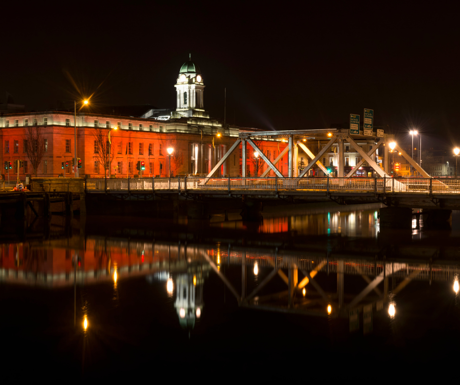 Irish Heart Cork City Hall Red Irish Heart