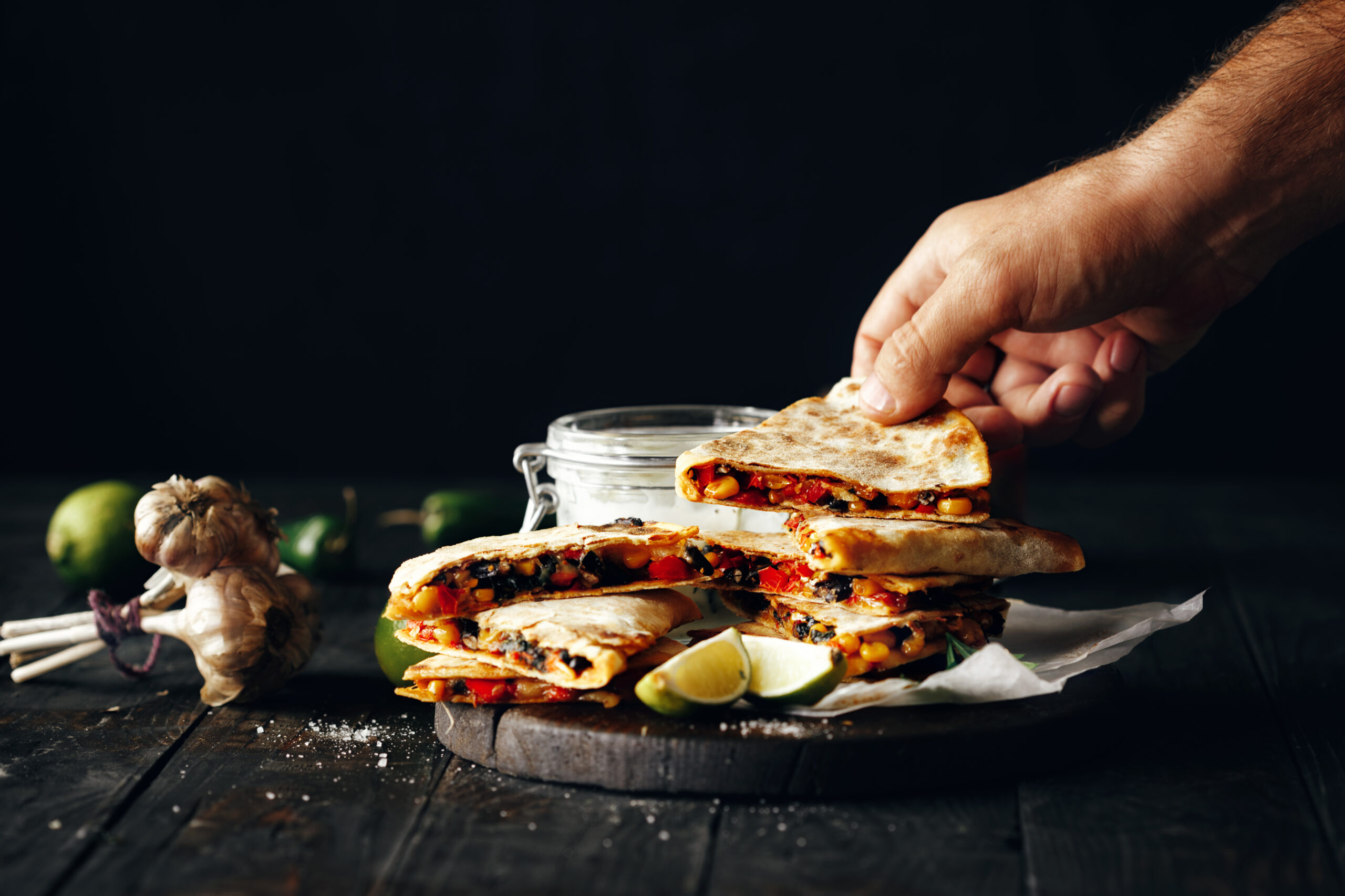 Irish Heart Quick Quesadillas - Irish Heart