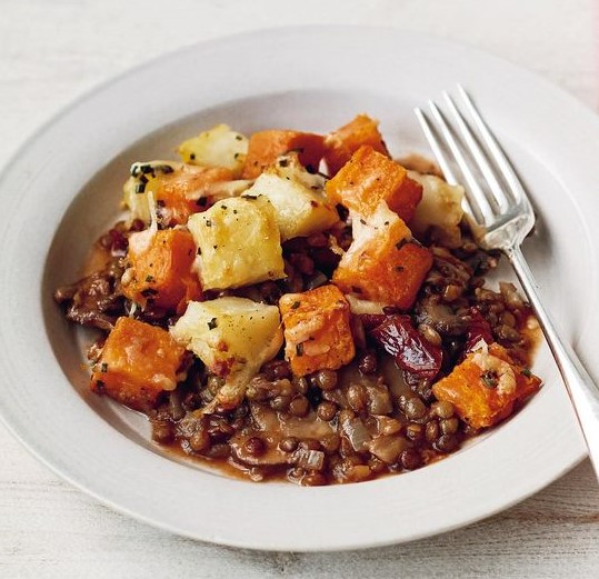 Irish Heart Lentil, Mushroom and Double Potato Bake - Irish Heart