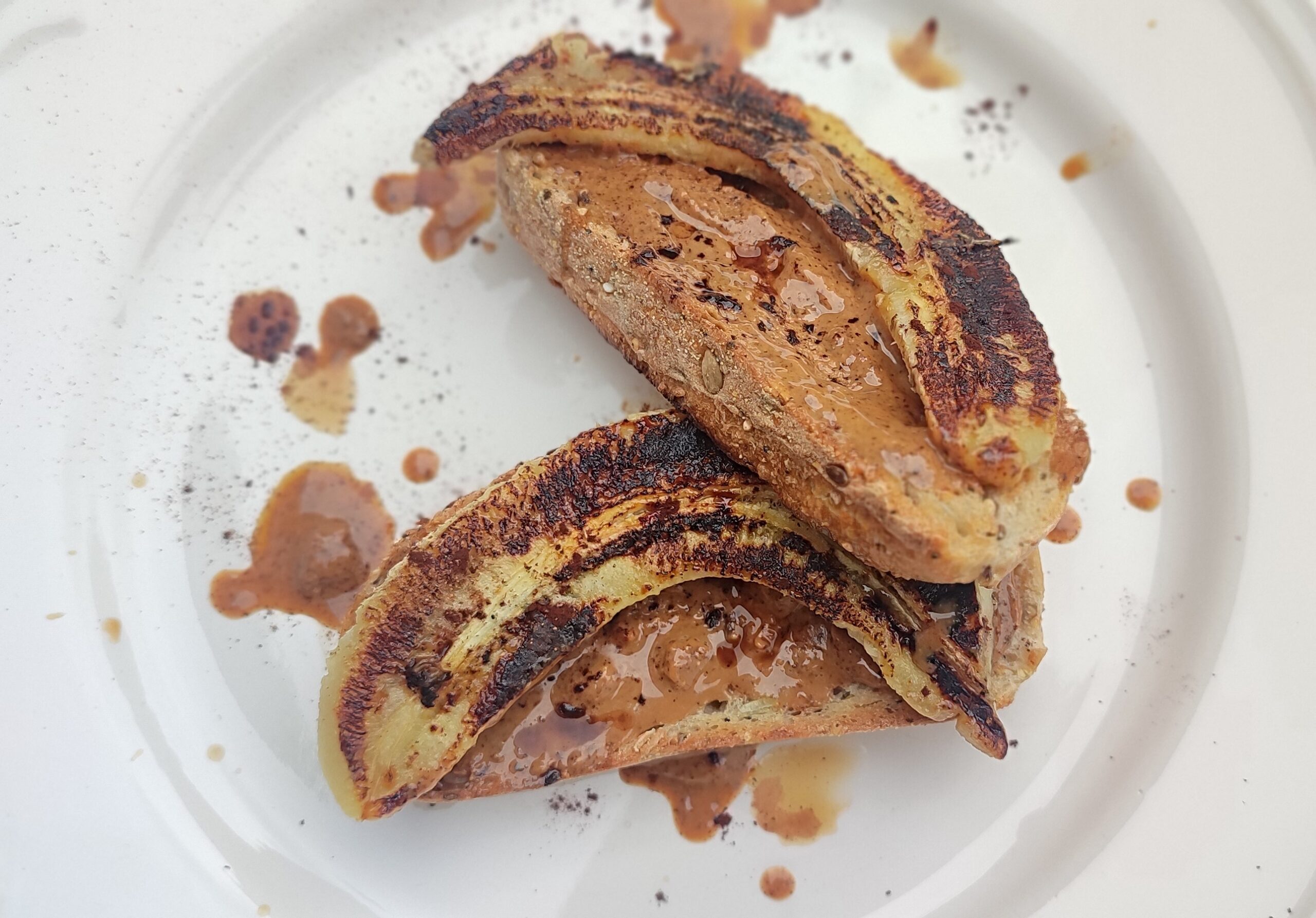 Irish Heart Caramelised Banana and Nut Butter Toast - Irish Heart