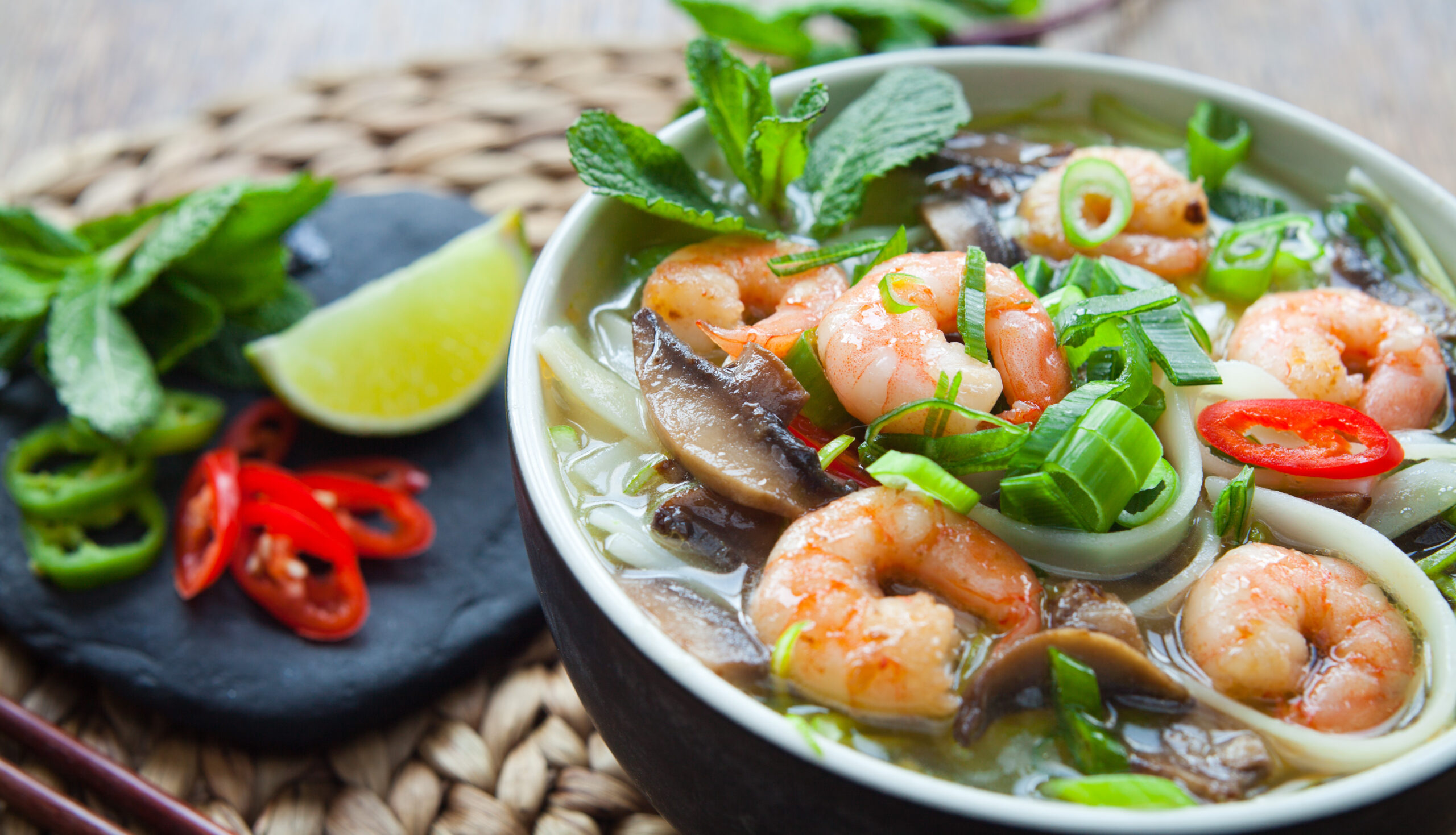 Irish Heart South-East Asian Prawn Noodle Broth - Irish Heart