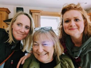 Irish Heart Foundation Patient Champion Sheilagh Foley, Patient Advocate, Annette Irving RIP & Advocacy Campaign Manager, Pauline O’Shea during the Chater’s creation.